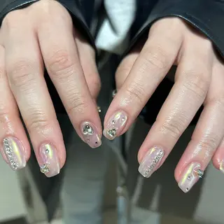 ネイル パラあり！フィルイン 美フォルムのネイルデザイン