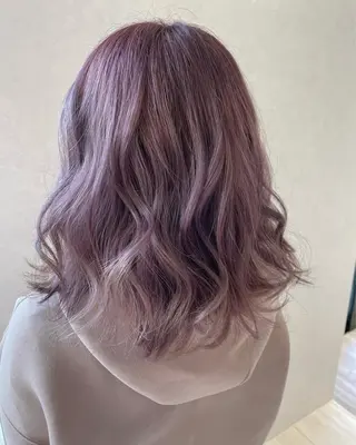 セミロング カラー 竹田 京人のヘアスタイル