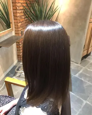ロング カラー hair care ACRO店長　谷のヘアスタイル