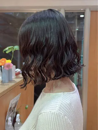 ショート カラー パーマ 大橋 芽衣のヘアスタイル