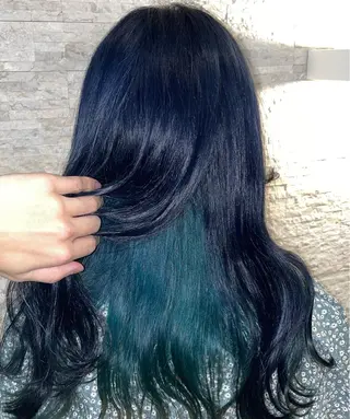 カラー ✄折橋 彩花🐶🍑のヘアスタイル