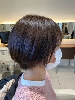 ショート カラー スパイキーショート パーマ　具志堅　太志のヘアスタイル