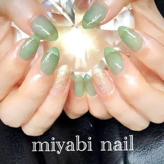 ネイル miyabi nail 桂川駅近くのネイルデザイン