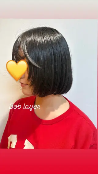 ミディアム すざき ことみのヘアスタイル