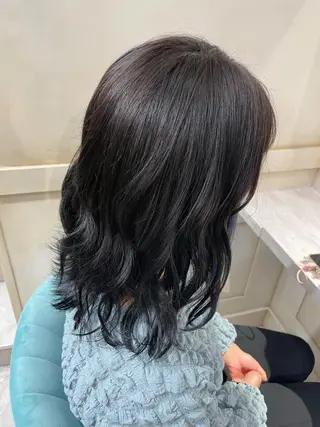 セミロング カラー 🌷ピンク/韓国風 暖色カラー ゆい🌷のヘアスタイル