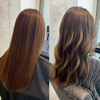 ロング カラー ✨縮毛矯正/髪質改善 錦糸町/松坂拓馬のヘアスタイル