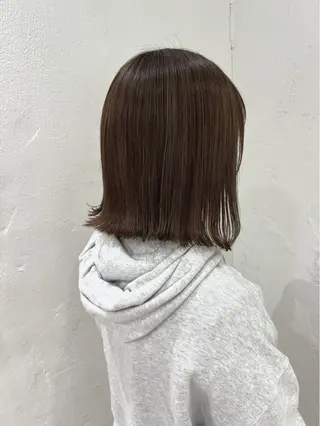 ミディアム カラー 透明感カラー/ 髪質改善/レイヤーのヘアスタイル