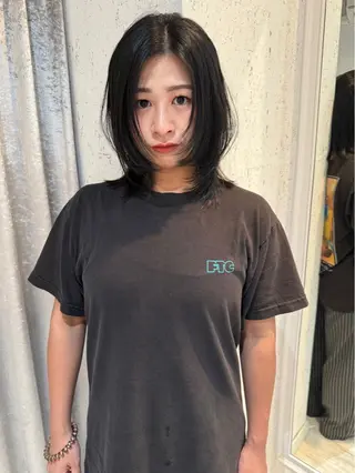 ミディアム カラー mai / linoah˚✧のヘアスタイル