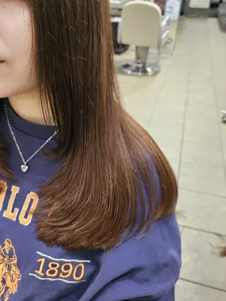 ロング ️🫧髪質改善/縮毛 矯正/寺西紗友望🫧のヘアスタイル