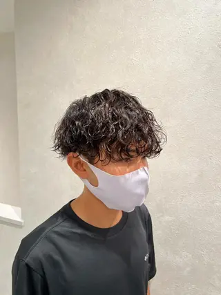 パーマ メンズ 瀬野凌介/メンズ カット/パーマのヘアスタイル