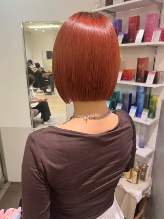 ショート 🥇赤み消しカラー／ 髪質改善の匠🥇のヘアスタイル
