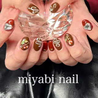 ネイル miyabi nail 桂川駅近くのネイルデザイン