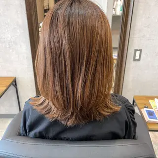 ミディアム カラー ヘアアレンジ 🌻あいり merci.🌻のヘアスタイル