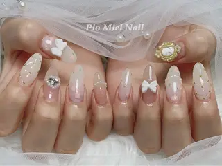 ネイル HANA 長さだしのネイルデザイン