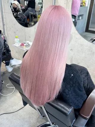 ロング 🤍ムラ修正ブリーチ 🤍原宿/YUUのヘアスタイル