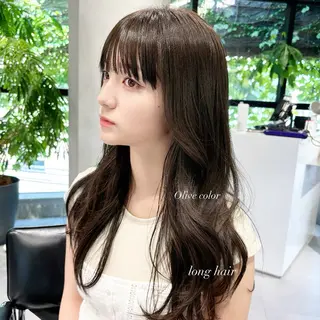 ロング 表参道レイヤー Kinoのヘアスタイル
