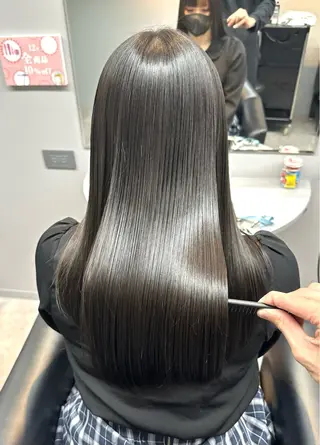 ロング カラー 美髪矯正・レイヤー 倉友哉のヘアスタイル