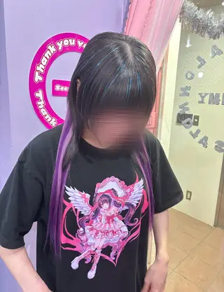 ロング TOY🐈‍⬛🎀 派手髪/地雷系のヘアスタイル