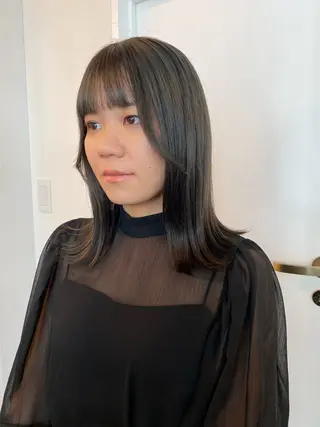 ミディアム カラー ichika/福岡 /透明感カラー🤎のヘアスタイル