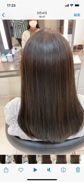 ロング カラー 店長/髪質改善 艶カラー/清水祥偉のヘアスタイル