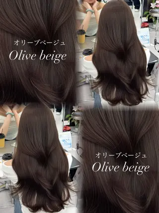 ロング カラー 韓国ヘア　紗希 🦋のヘアスタイル