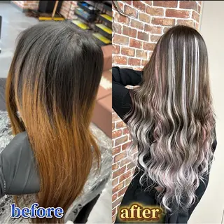 ロング カラー ギャルの革命児 秀斗のヘアスタイル