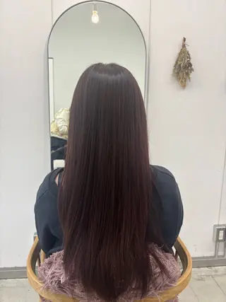 カラー Asumi/丸の内 /ブリーチ/花屋併設のヘアスタイル