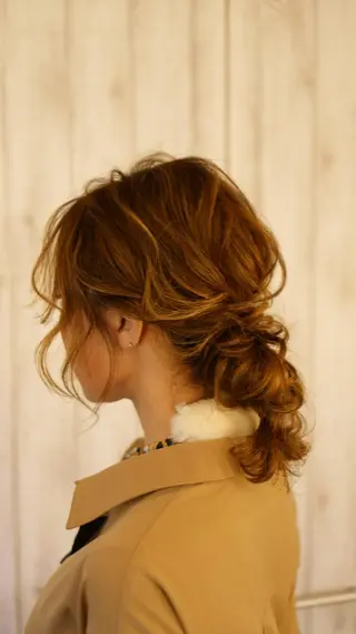 ショート カラー ヘアアレンジ hair make  Lucciのヘアスタイル