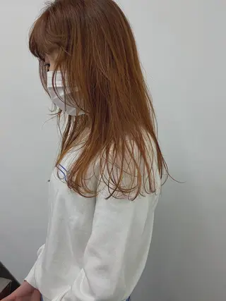 ロング カラー ヘアアレンジ ニュアンスヘア🌔 nanakoのヘアスタイル