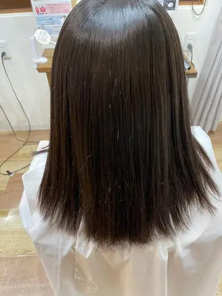 セミロング 髪質改善/堀江 ケアカラーtoshiのヘアスタイル