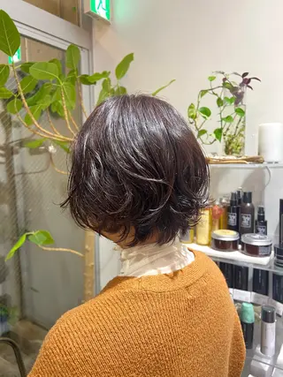 ショート パーマ 🌷ショートレイヤー ヘッドスパ🌷鈴木のヘアスタイル