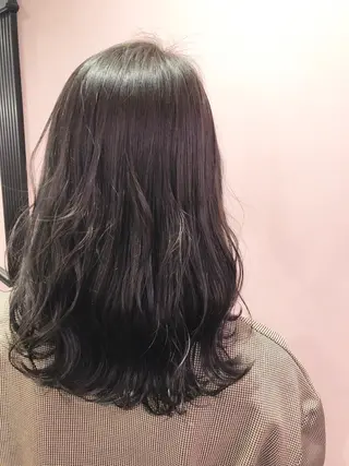 セミロング カラー ✨髪質改善縮毛矯正✨ 宇田川修平のヘアスタイル