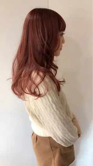 ロング カラー レイヤー/ウルフ ハイトーンhiroのヘアスタイル