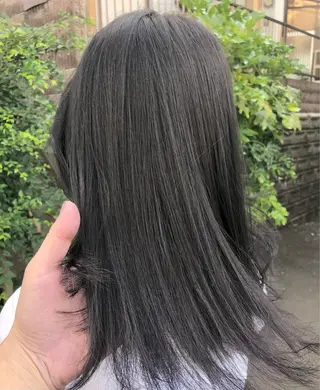 カラー ダブルスキルエクステ /羽エクステ白石宇由のヘアスタイル