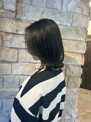 ミディアム Mei /オリーブ カラー/アレンジのヘアスタイル