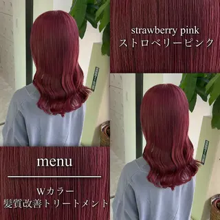 セミロング カラー ヘアアレンジ ブリーチなしの達人 🌈KAITOのヘアスタイル