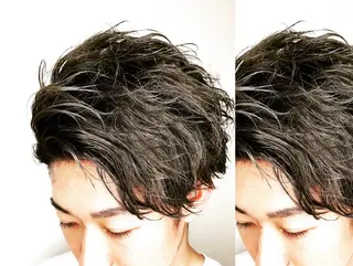 ショート カラー メンズ メンズヘア特化 崎田 成人のヘアスタイル