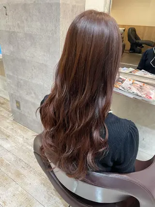 ロング カラー 小顔/似合わせカット 杉山莉菜のヘアスタイル