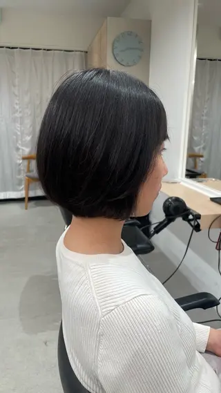 ショート 🤍ショートボブ 🤍NANAMI🤍のヘアスタイル