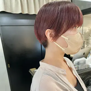ショート カラー ショート・ボブ ・ウルフ✂︎IMAIのヘアスタイル