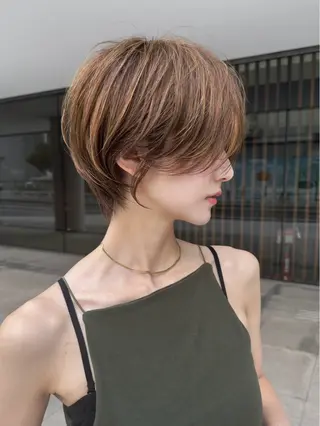 ショート 年齢悩みを全て解消/ 白髪と癖毛 松本雄光のヘアスタイル