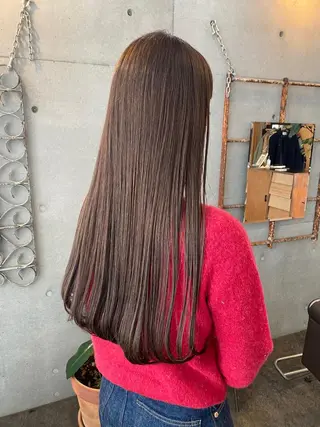 ロング カラー パーマ ヘアアレンジ メンズ キッズ ネイル マツエク・マツパ アイブロウ モリモト サナのヘアスタイル