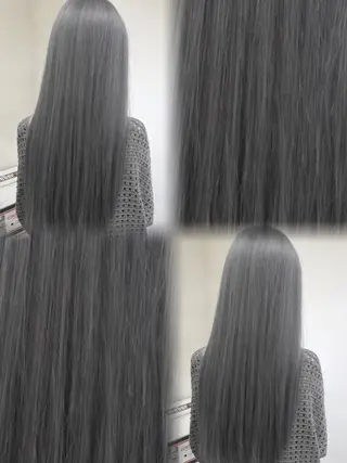 ロング 水戸/ブリーチ特化/ 中山りくのヘアスタイル