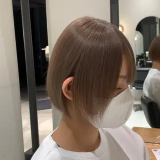 ショート カラー れい🫧 ハイトーン特化のヘアスタイル
