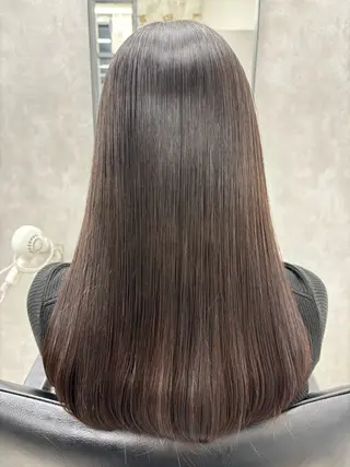 ロング カラー すぐ巻ける縮毛矯正 🍀勝倉　麗のヘアスタイル