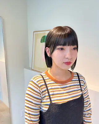 ショート カラー 髪質改善マスター 長尾勇弥/梅田中津のヘアスタイル