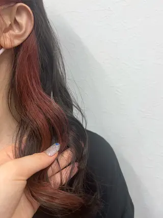 ロング カラー 鈴木 アメリのヘアスタイル