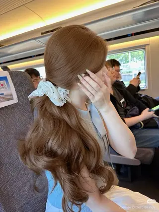 カラー 透明感ベージュ🎀 Anju/渋谷🎀のヘアスタイル