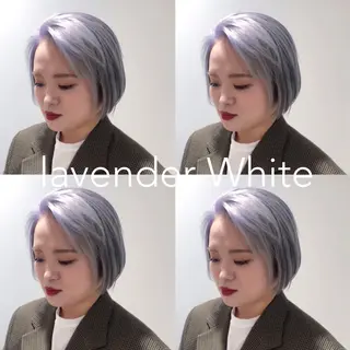 ショート カラー ウルフカット ハッシュカット/七海のヘアスタイル