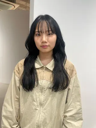 セミロング カラー 𝘚𝘶𝘻𝘶 𓂃𓈒𓏸のヘアスタイル